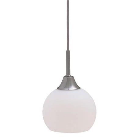 Lampa wisząca Globus biała szklana kula do salonu jadalni kuchni nad stół wyspę kuchenną