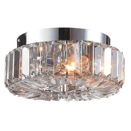 Mały okrągły plafon kryształowy Ulriksdal 22cm kryształy podłużne wysokiej jakości