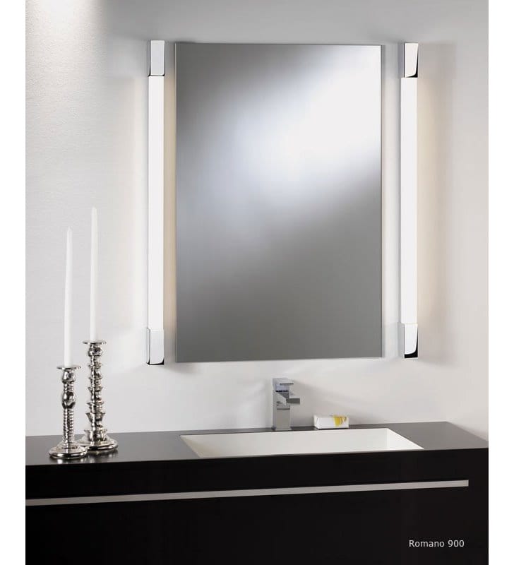 Długi kinkiet do łazienki Romano 1200 LED montaż nad lustrem lub z boku