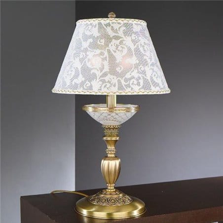 Elegancka lampa na komodę nocna do sypialni salonu Wenecja1 klasyczna włoska