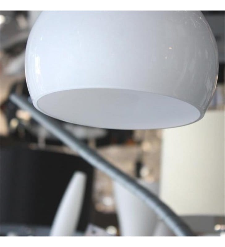 Lampa wisząca Soul1 biała klosz pękaty pojedyncza nad stół wyspę kuchenną do sypialni salonu jadalni i kuchni