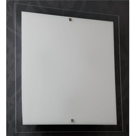 Plafon ISE Square 520 szklany kwadratowy nowoczesny - DOSTĘPNY OD RĘKI