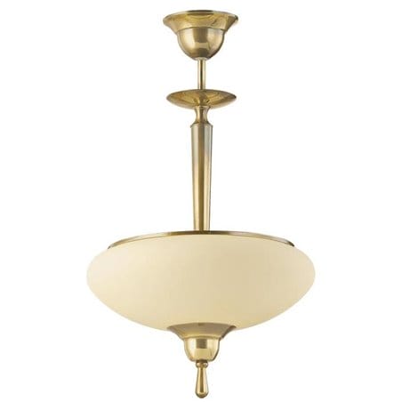 Lampa wisząca sufitowa pojedyncza złota Agat styl klasyczny np. do kuchni jadalni