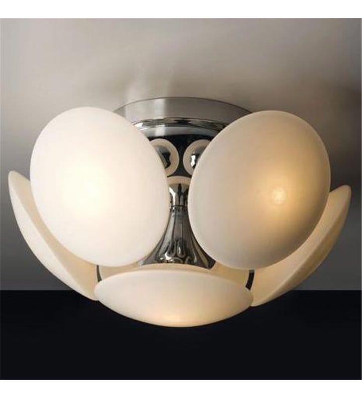 Plafon lampa sufitowa Pills 50cm biały nowoczesny szklane klosze do salonu sypialni na korytarz
