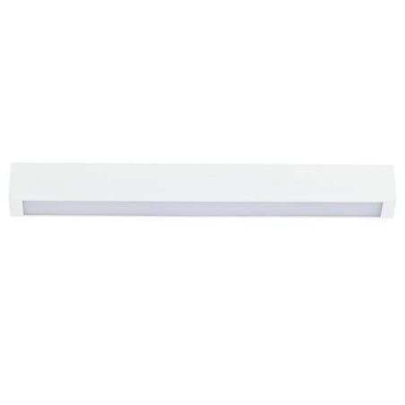 Plafon Straight White LED bialy podłużny wąski styl nowoczesny