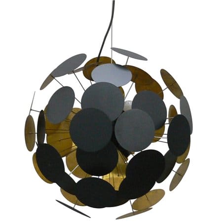 Lampa wisząca Dots metalowa czarno złota designerska nowoczesna