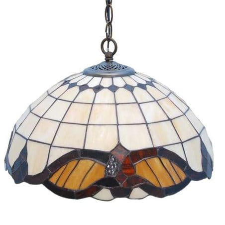 Lampa wisząca Witraż w stylu Tiffany witrażowa klasyczna np. do kuchni jadalni - DOSTĘPNA OD RĘKI