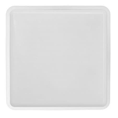 Kwadratowy plafon do łazienki Tahoe biały mat 1xE27 IP44