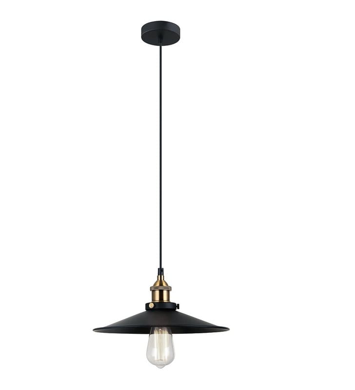Lampa wisząca Kermio metalowa w stylu vintage retro do salonu jadalni kuchni nad stół lub wyspę kuchenną długi kabel