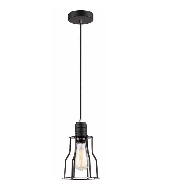 Moshi loftowa lampa wisząca w kolorze czarnym