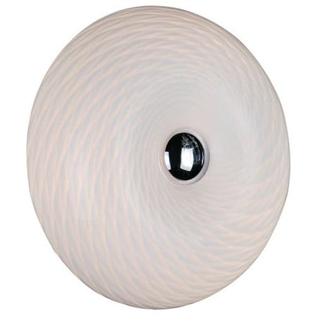 Scale lampa ścienna plafon ścienny biały szklany okrągły