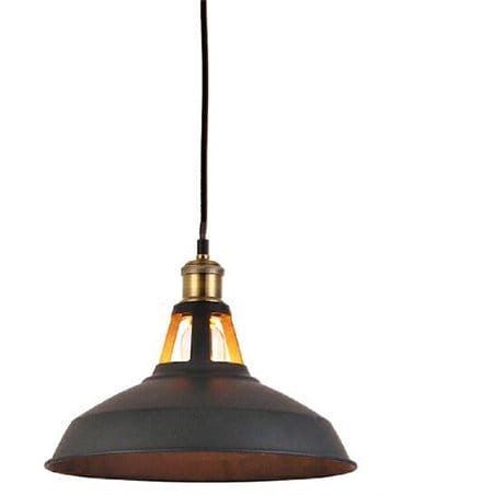 Lampa wisząca New Axel czarna metalowa w stylu loftowym industrialnym vintage