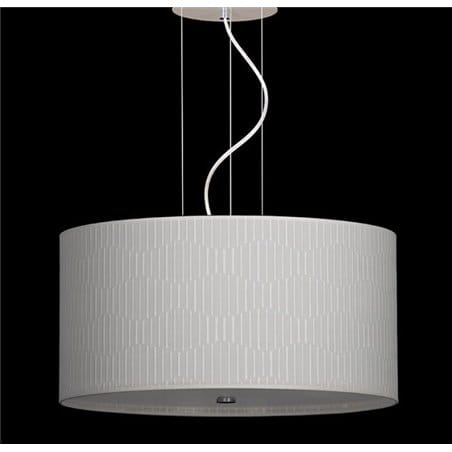 Lampa wisząca Onde 500 (K) abażur kremowy do sypialni salonu jadalni kuchni - OD RĘKI