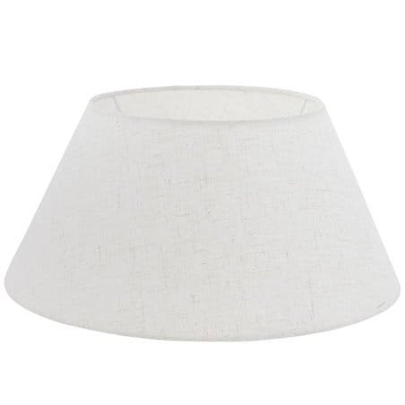 Lampa Vintage(2) - kremowy abażur w kształcie stożka średnica 35 cm - DOSTĘPNY OD RĘKI
