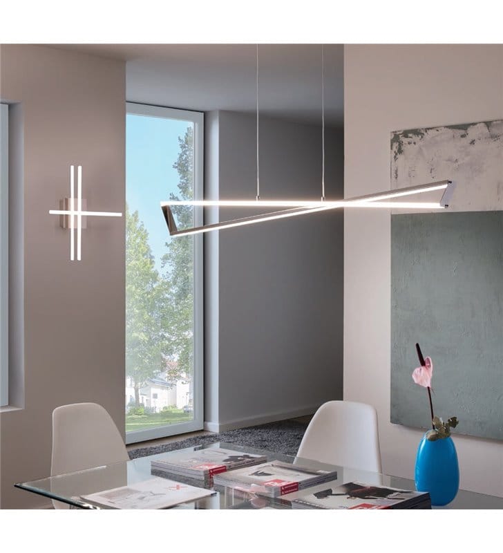Wisząca lampa Agrela designerska LED do biura nad stół do kuchni jadalni