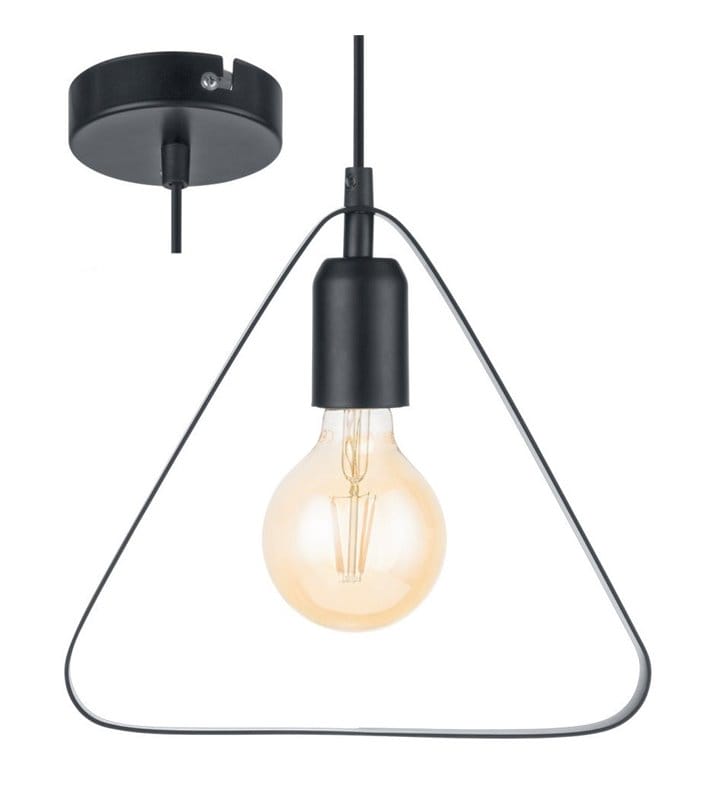 Trójkątna minimalistyczna lampa wisząca Bedington