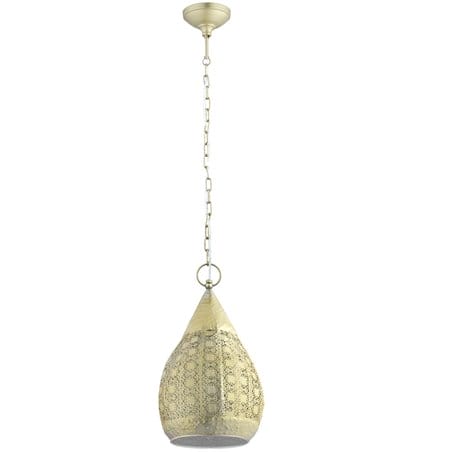 Złota dekoracyjna lampa zwisająca w stylu vintage Melilla