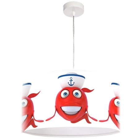 Kolorowa lampa wisząca dla dziecka Nemo1 średnica 50cm