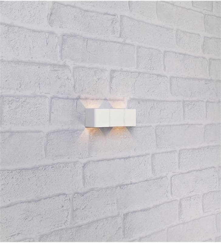 Nowoczesna biała lampa ścienna Ceto LED