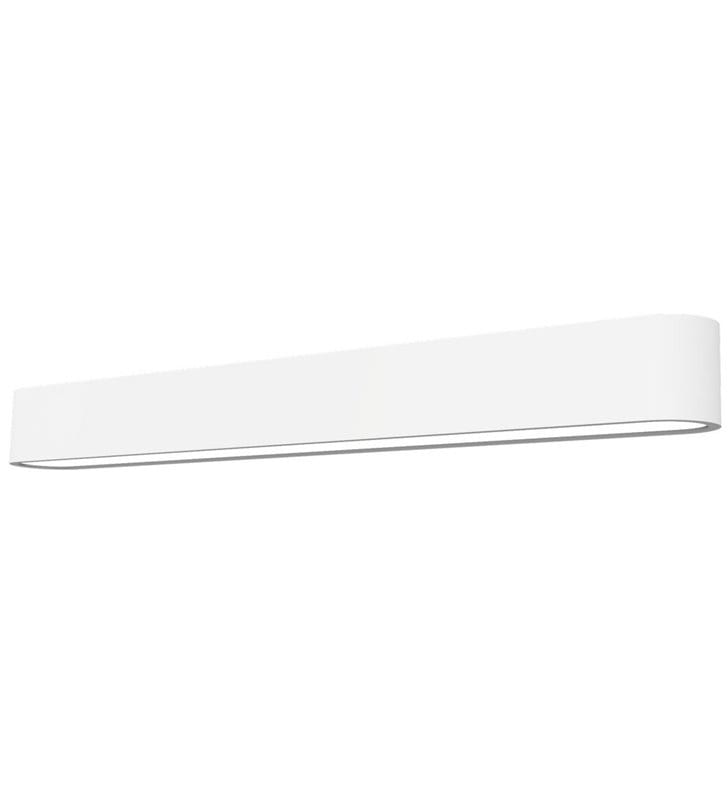Nowoczesny biały prawie metrowy podłużny biały kinkiet Soft White LED 90