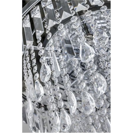Kryształowa lampa wisząca Kalabria o średnicy 52cm kryształu tworzą kaskadę