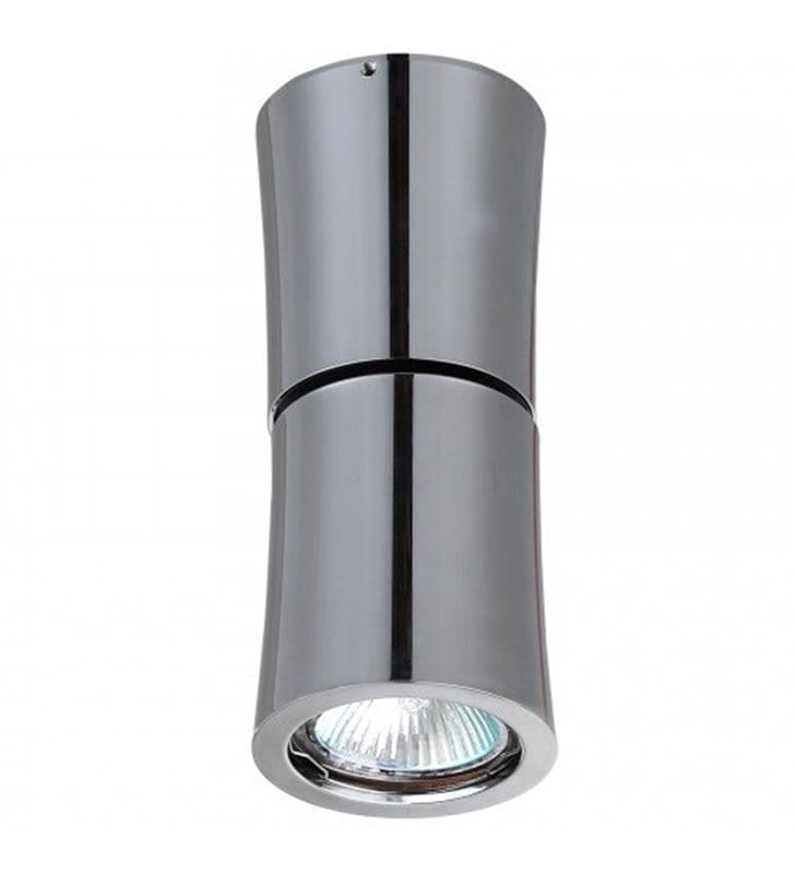 Ruchoma nowoczesna lampa sufitowa downlight Lino chrom