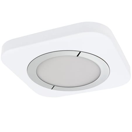 Biały plafon 30cm Puyo LED kwadratowy ciepła barwa światła