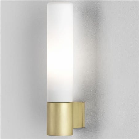 Kinkiet do łazienki oświetlający lustro Bari złoty mat IP44 możliwość ściemniania
