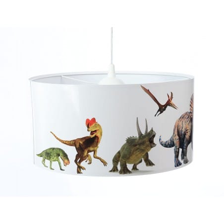 Lampa wisząca z dinozaurami Triceratops do pokoju dziecka