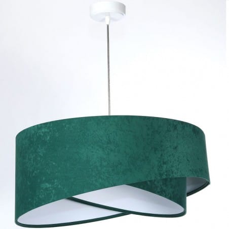 Lampa wisząca Atalia zielona asymetryczna do salonu sypialni jadalni kuchni