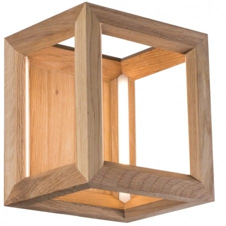 Drewniany kinkiet Kago LED minimalistyczny