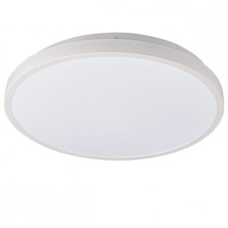 Biały okrągły plafon łazienkowy Agnes Round LED 38,5cm naturalna barwa światła 4000K 2000lm IP44