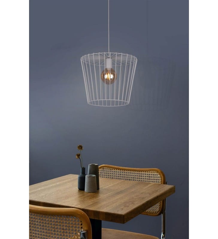 Lampa wisząca Soul Gray szara nowoczesna druciana do salonu sypialni jadalni kuchni
