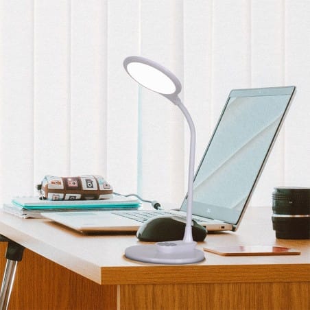Lampka biurkowa kinkiet 2w1 Didi kolor biały LED zmiana koloru światła ciepły naturalny zimny