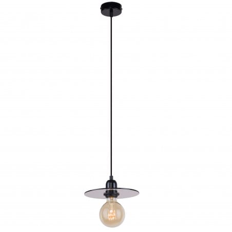 Pojedyncza minimalistyczna lampa wisząca Dysk
