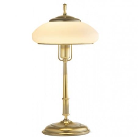 Lampa stołowa gabinetowa Agat podstawa w kolorze złotym