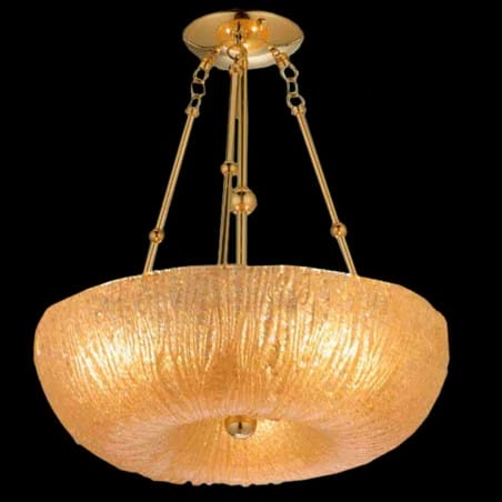 Złota klasyczna lampa wisząca Button dekoracyjny szklany bursztynowy klosz do kuchni jadalni sypialni salonu