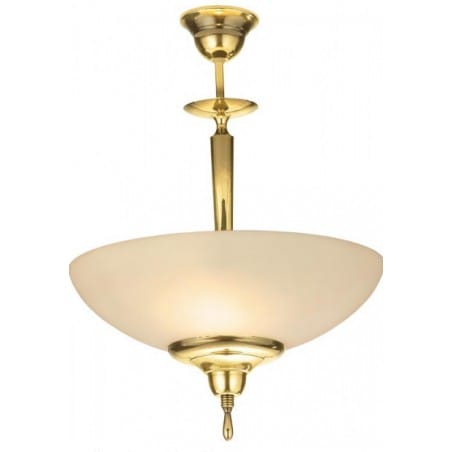 Klasyczna lampa sufitowa wisząca Onyx Opal kolor złoty styl klasyczny do kuchni jadalni sypialni salonu