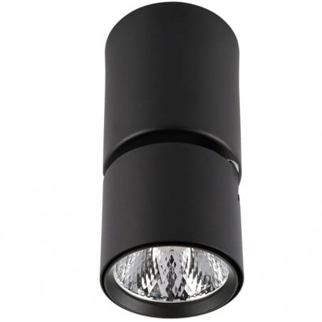 Czarna nowoczesna oprawa sufitowa downlight Boniva LED