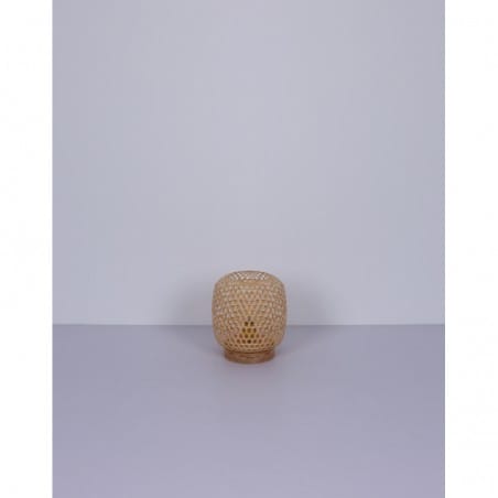 Lampa stołowa Mirena boho bambus drewno kolor naturalny