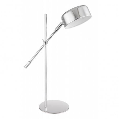 Metalowa lampa stołowa lub biurkowa Gianna chrom regulowana
