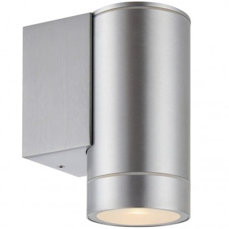 Zewnętrzna lampa ścienna Pipe aluminium metal światło w dół IP44 GU10