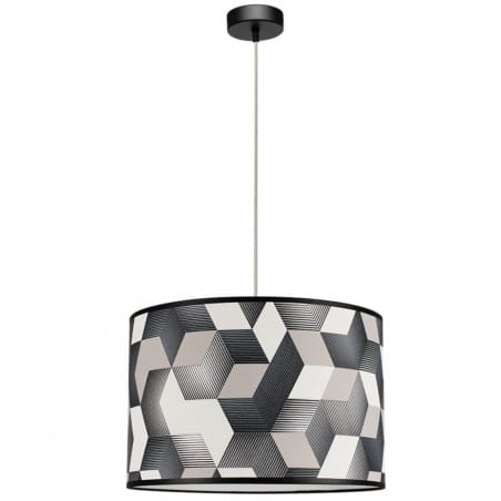 50cm lampa wisząca Espacio abażur z geometrycznym wzorem do sypialni kuchni jadalni salonu