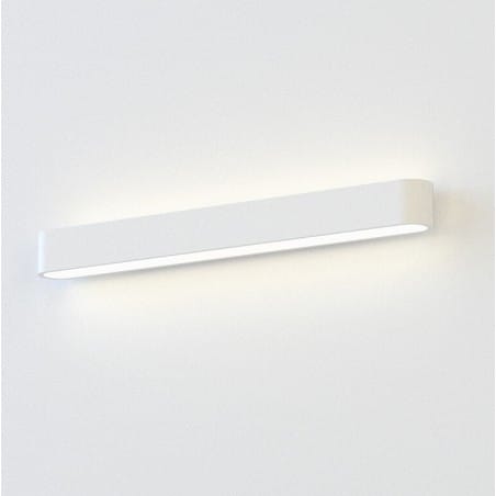 Podłużny biały kinkiet Soft White LED 60cm na korytarz do salonu sypialni biura