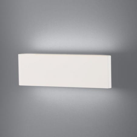Biała nowoczesna lampa ścienna Climene LED światło góra dół do salonu sypialni na hol