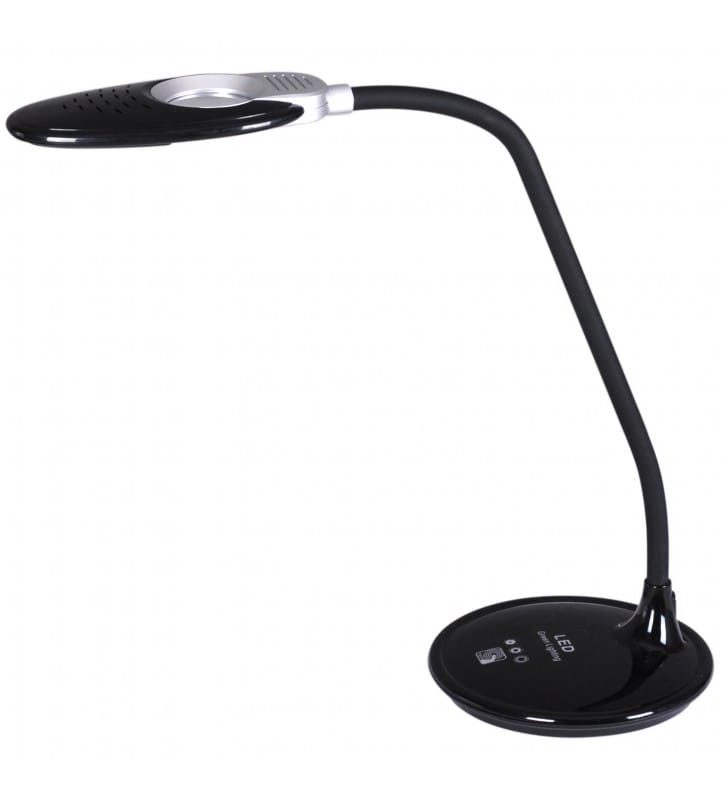 Lampka biurkowa LED Solo czarna z włącznikiem dotykowym
