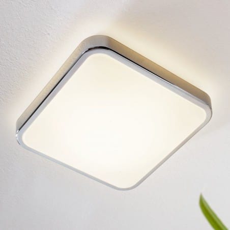 Plafon do łazienki Manilva1 LED 29cm kwadratowy chrom IP44
