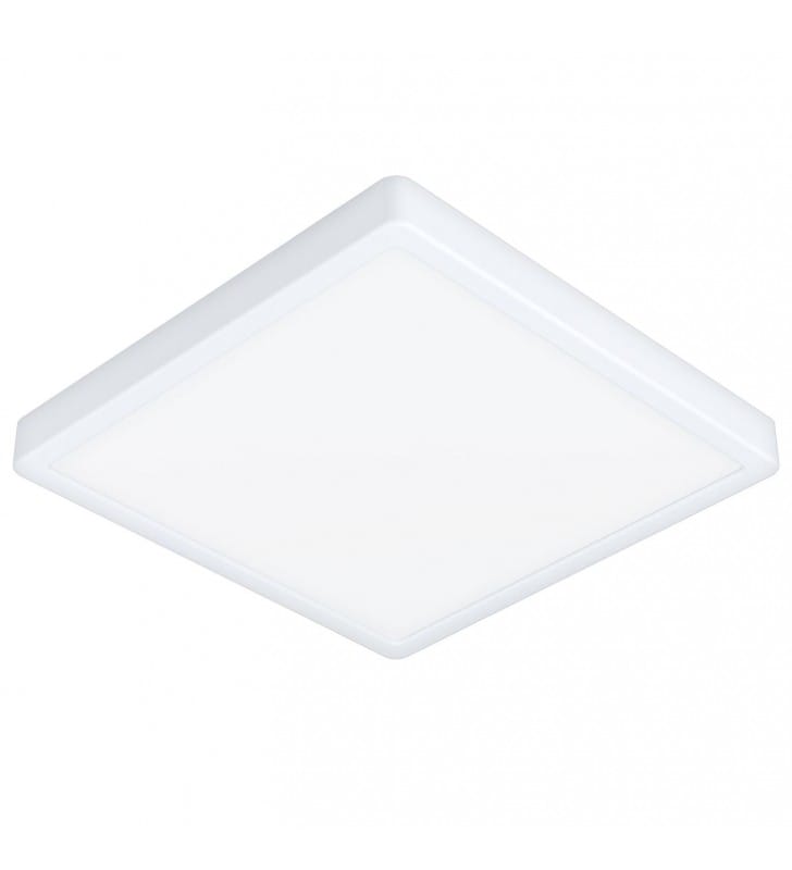 Kwadratowy biały plafon łazienkowy Fueva5 LED 3000K IP44