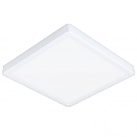 Kwadratowy biały plafon łazienkowy Fueva5 LED 3000K IP44