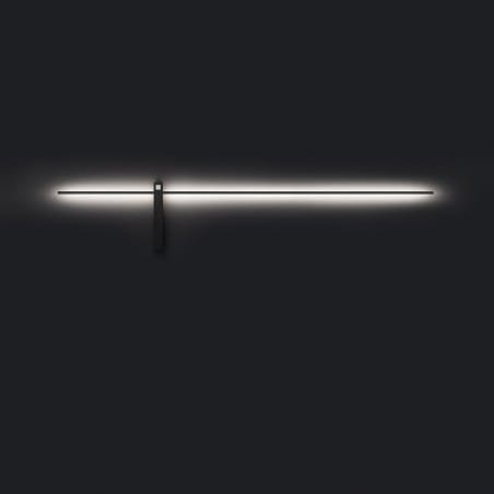 Długi czarny minimalistyczny kinkiet LED Impulse z włącznikiem 8117 Nowodvorski
